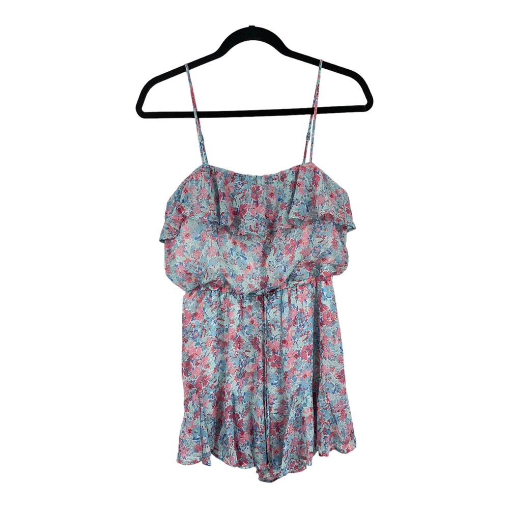 ROWA romper floral print ruffle floral Medium M